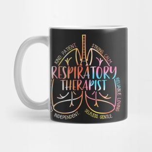 Respiratory Therapist Rt Care Week Colorful Mug